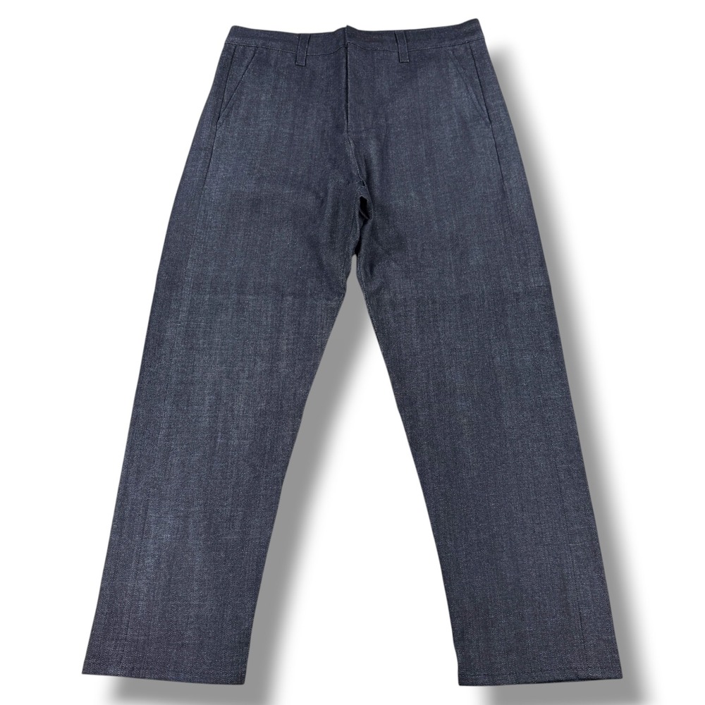 AG Adriano Goldschmied Solomon Crop Slouchy Tapered Jeans Mens Size 32x27 Indigo